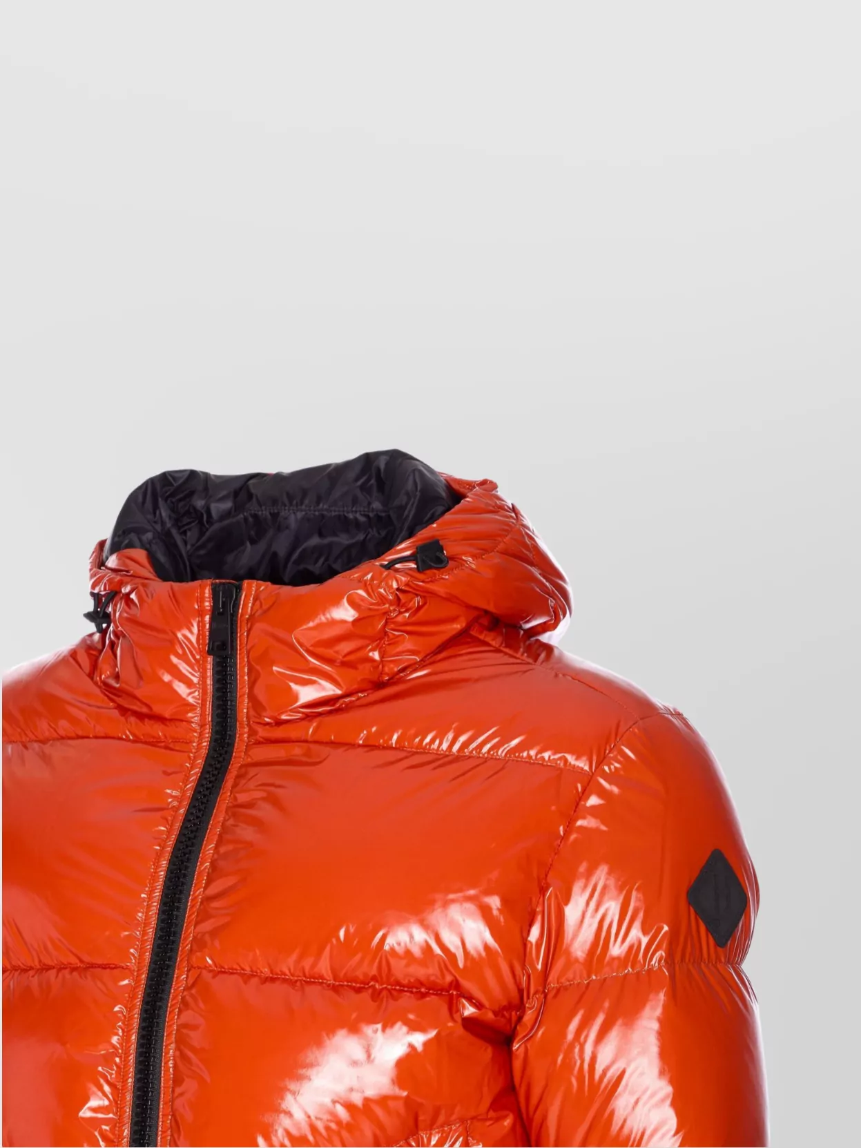 Herno Glossy Quilted Bomber Hood