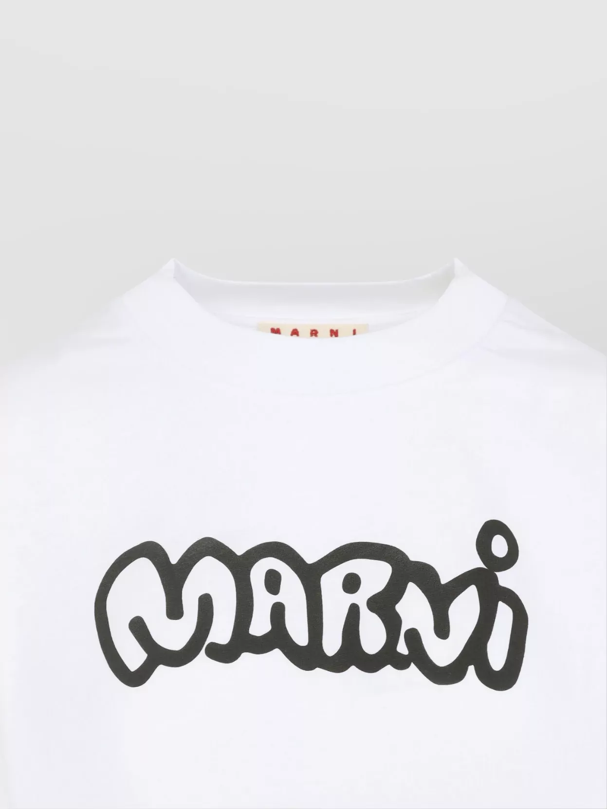Marni Short Sleeve Boxy Crop Top