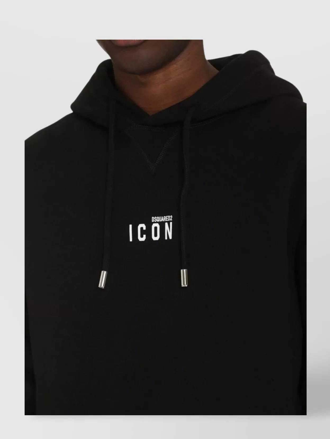 Dsquared2 Drawstring Hood Cotton Hoodie