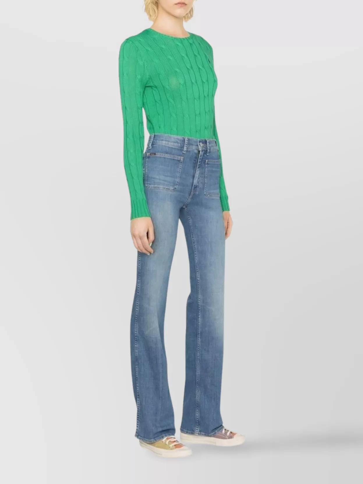 Polo Ralph Lauren Cable Knit Crewneck Sweater