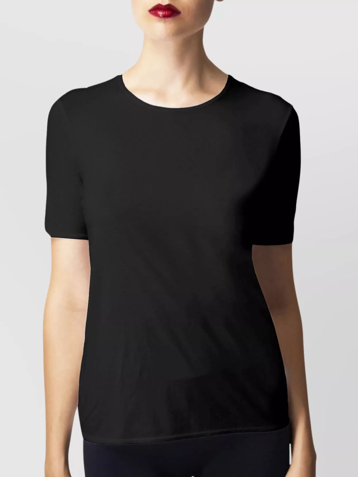 Wolford Simple Round Neck Short Sleeves Top