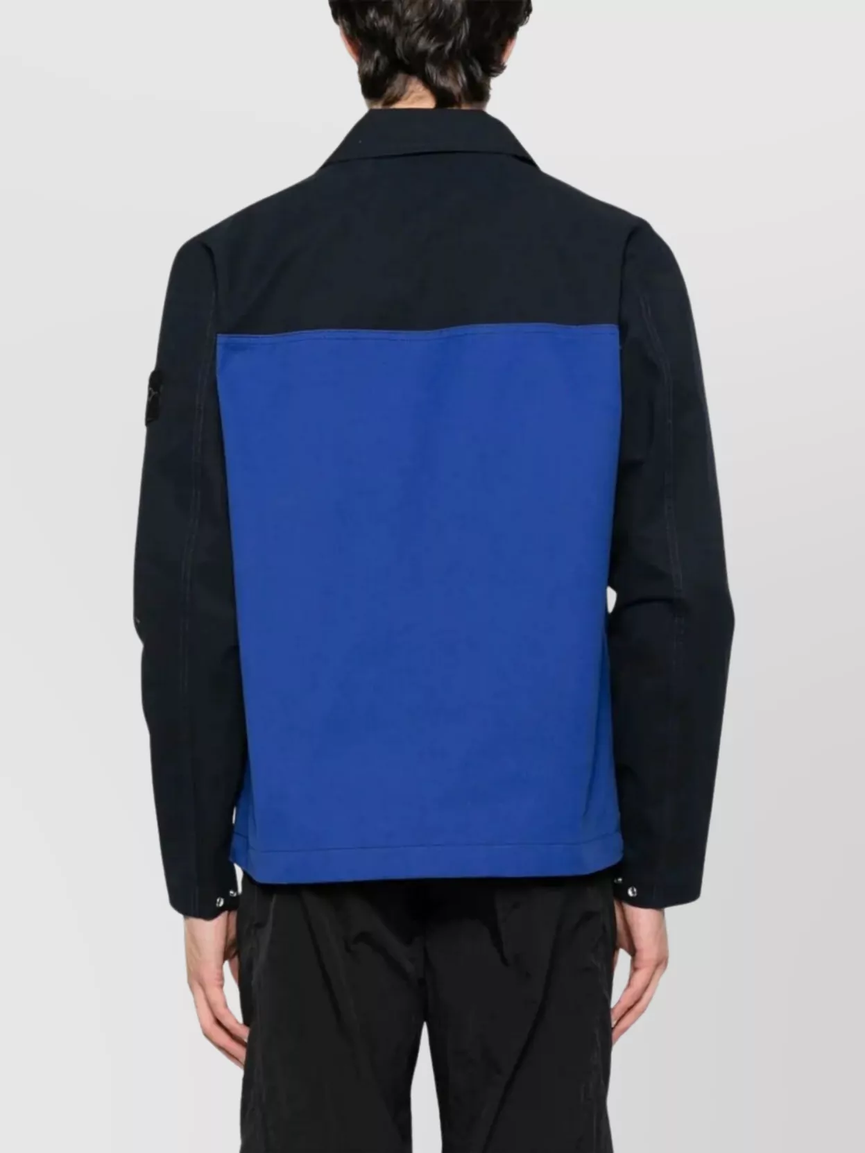 Stone Island Overshirt Canvas Adjustable Drawstring In Multi