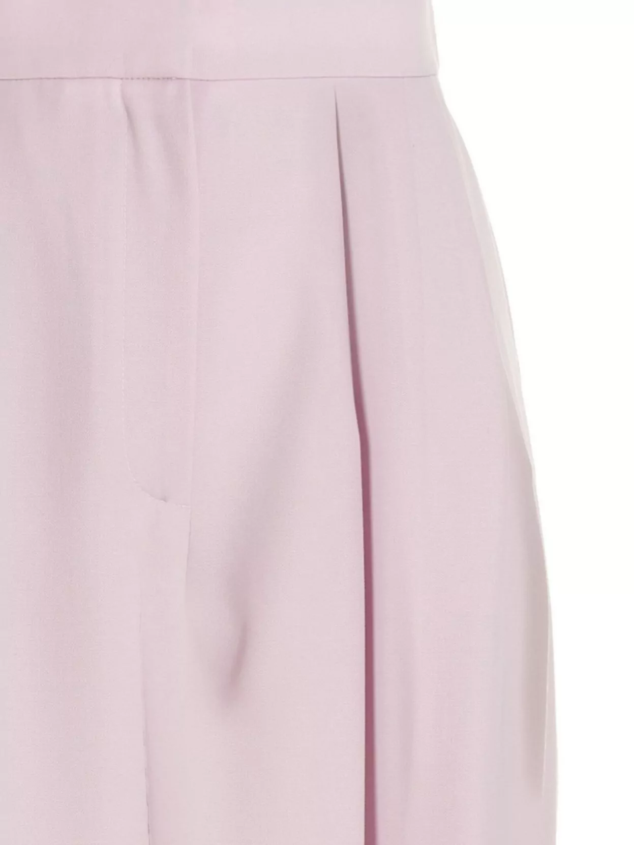 Mc Queen High Waist Trousers Featuring Pleated Front