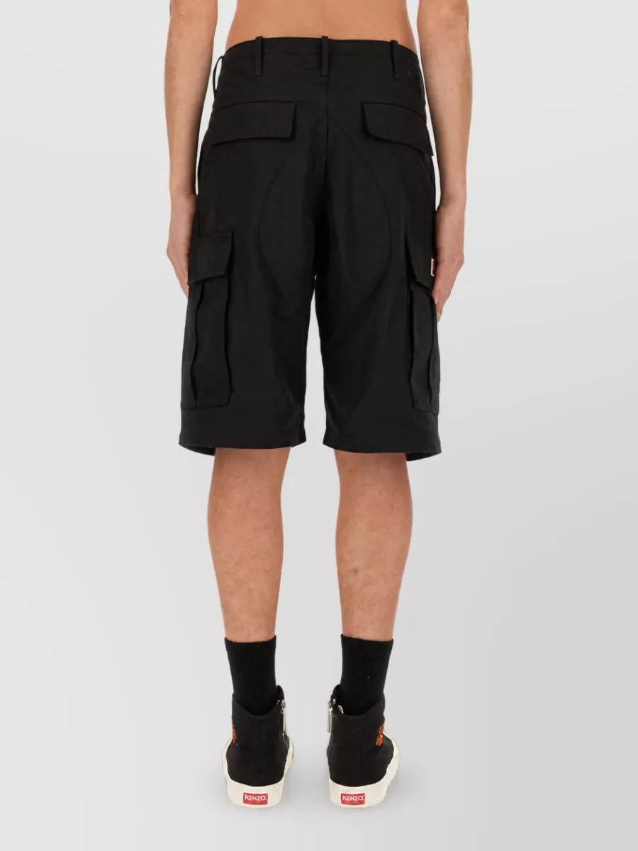 Kenzo Cotton Cargo Shorts