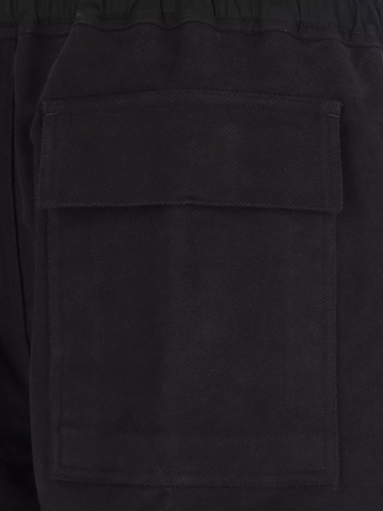 Rick Owens Straight Leg Trousers Elastic Waistband