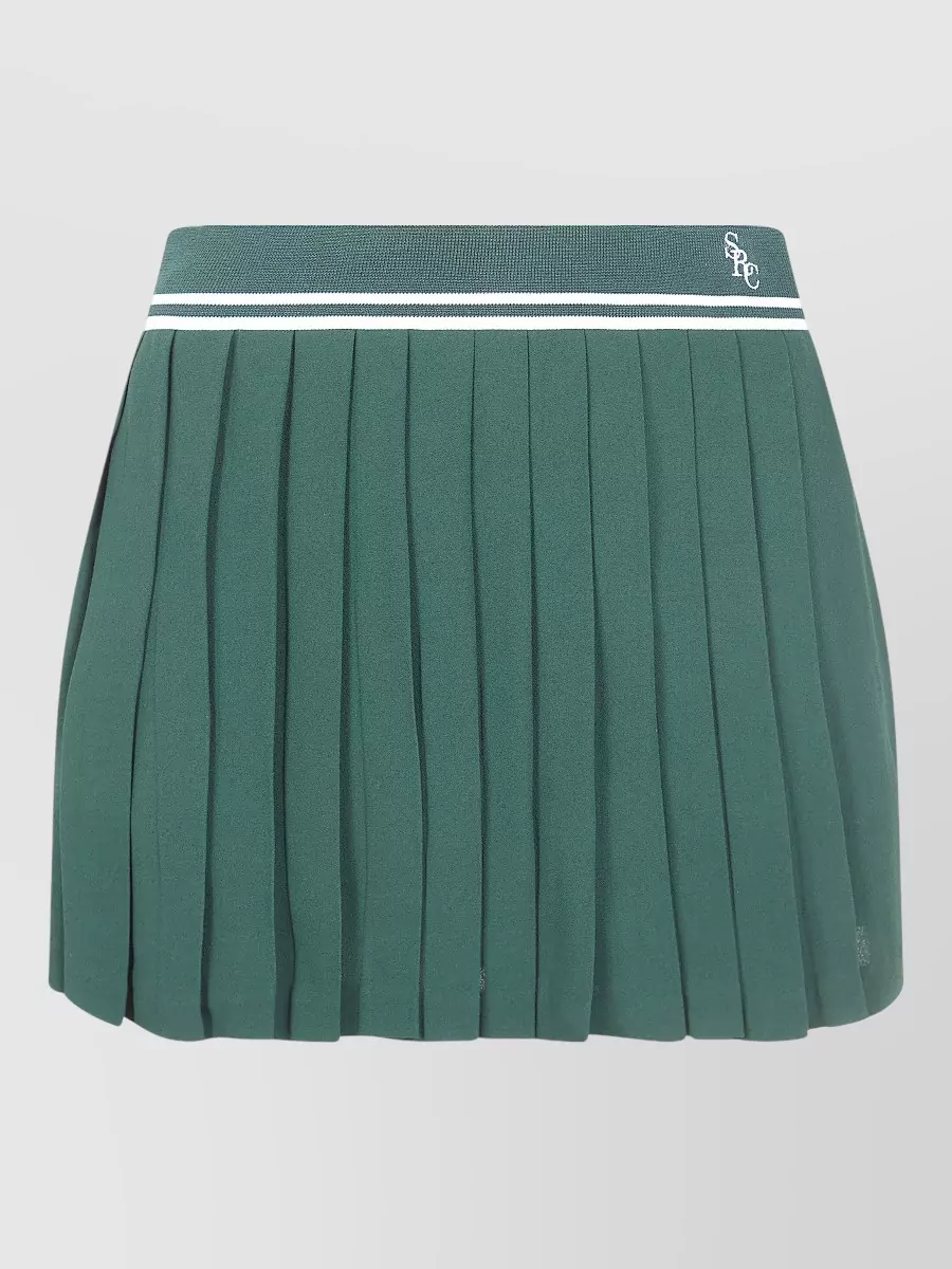 Sporty & Rich pleated skirt