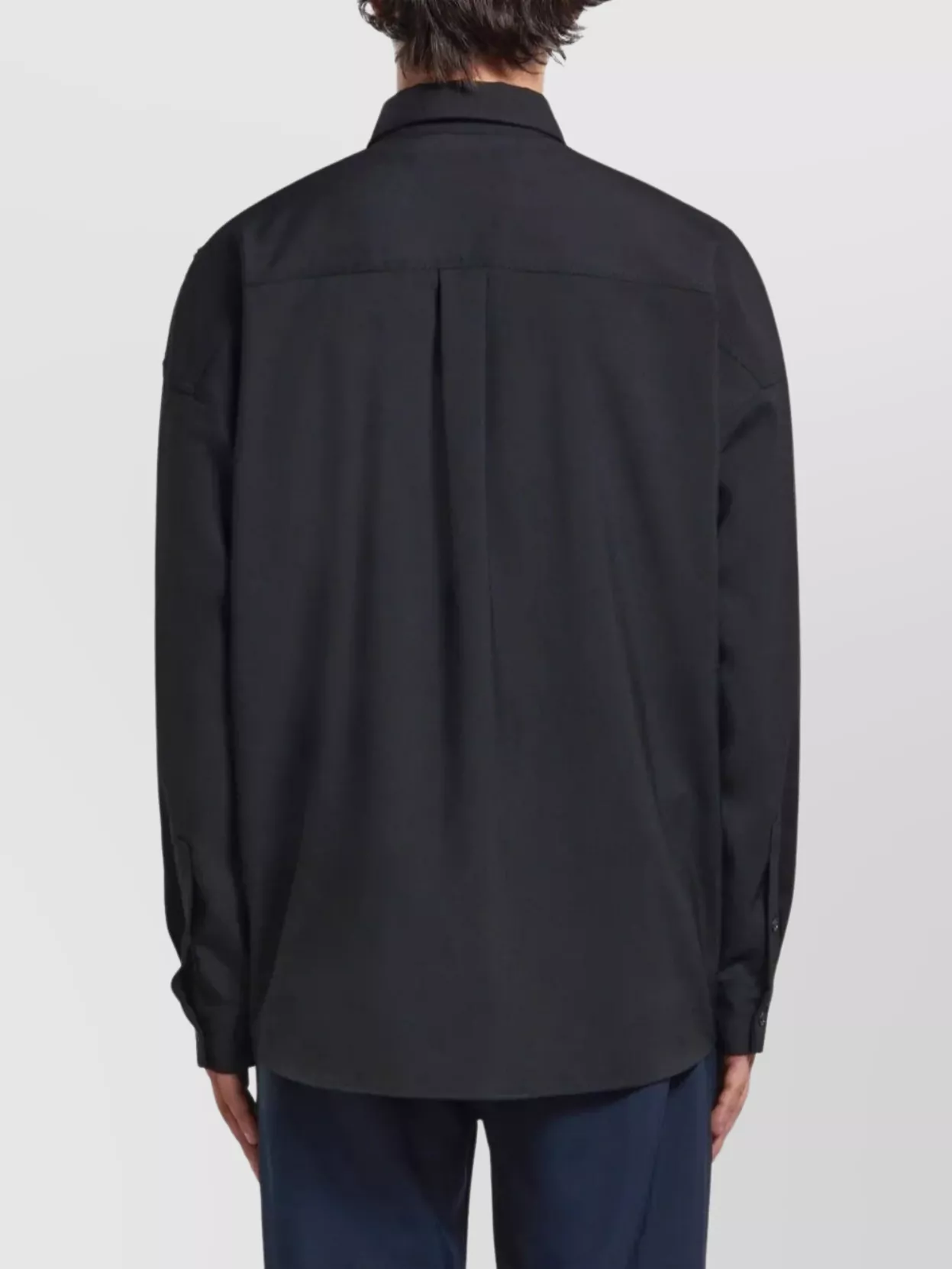 Marni Long Sleeve Shirt Curved Hem Design