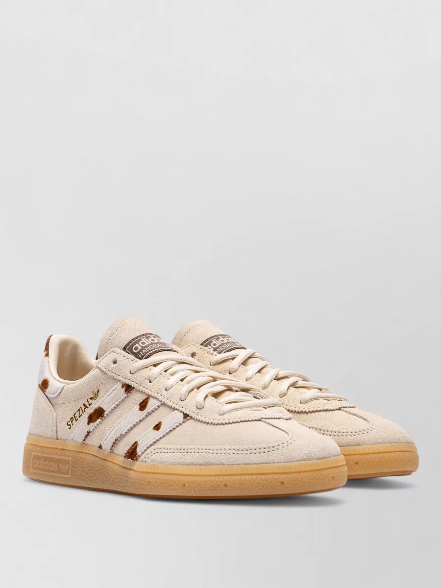 Adidas Suede Leather Animal-Print Low-Top Sneakers
