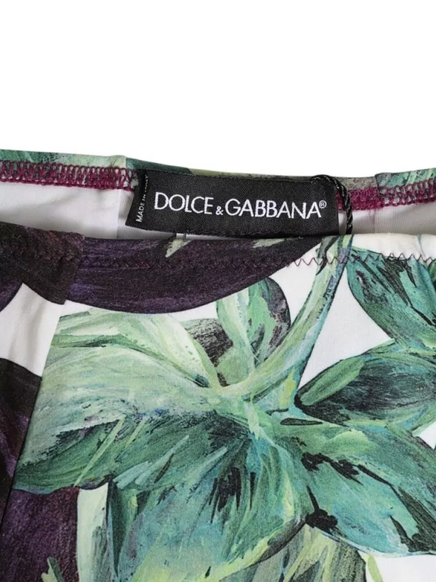 Dolce&Gabbana Floral-Print High-Rise Bikini Briefs