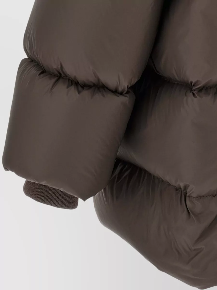 Rick Owens Quilted Asymmetric Down Puffer Jacket