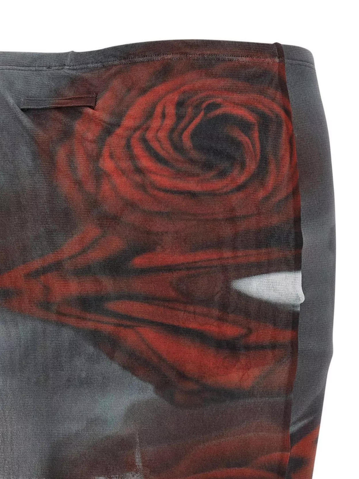 Jean Paul Gaultier 'Roses Floues Rouges' Skort