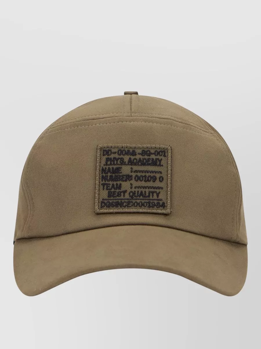 Dolce&Gabbana Cotton Embroidered Cap