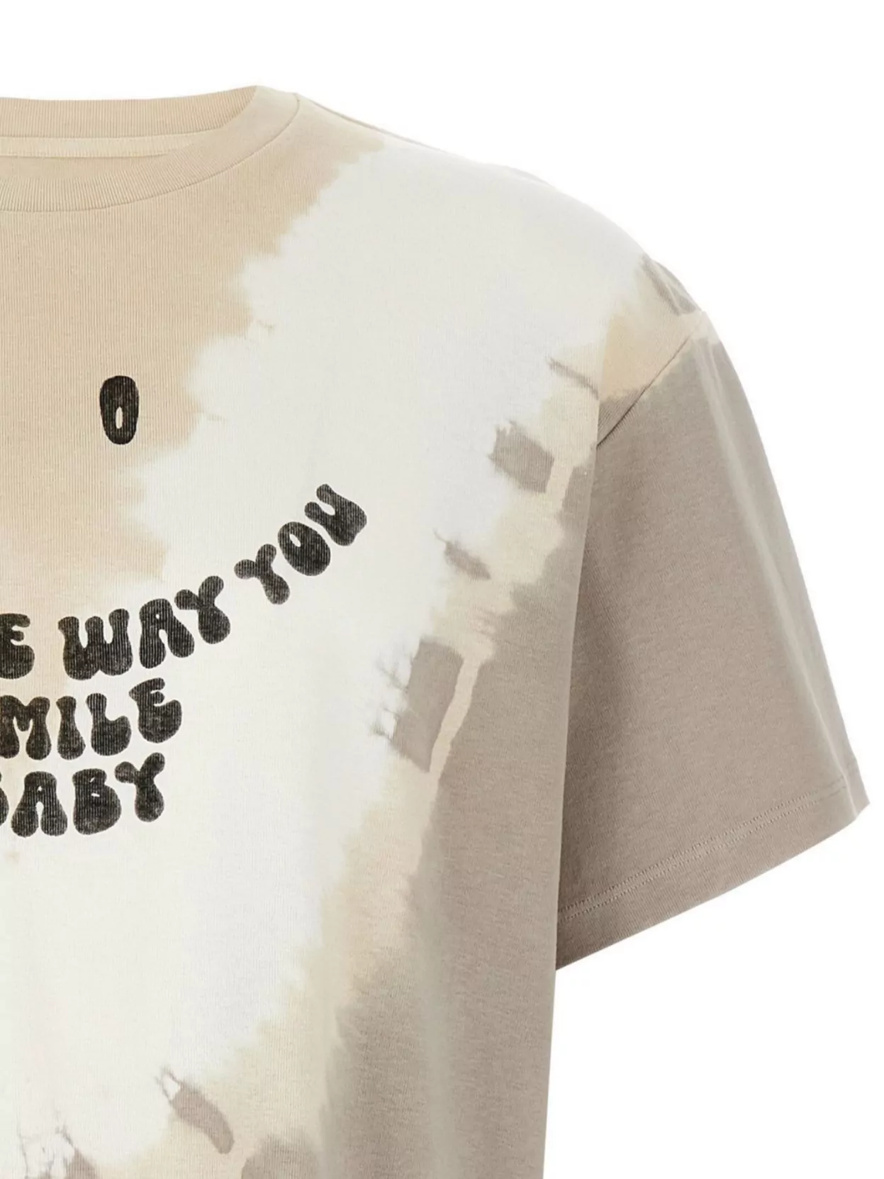 Mm6 Maison Margiela Graphic Print Round Neck Short Sleeves T-Shirt