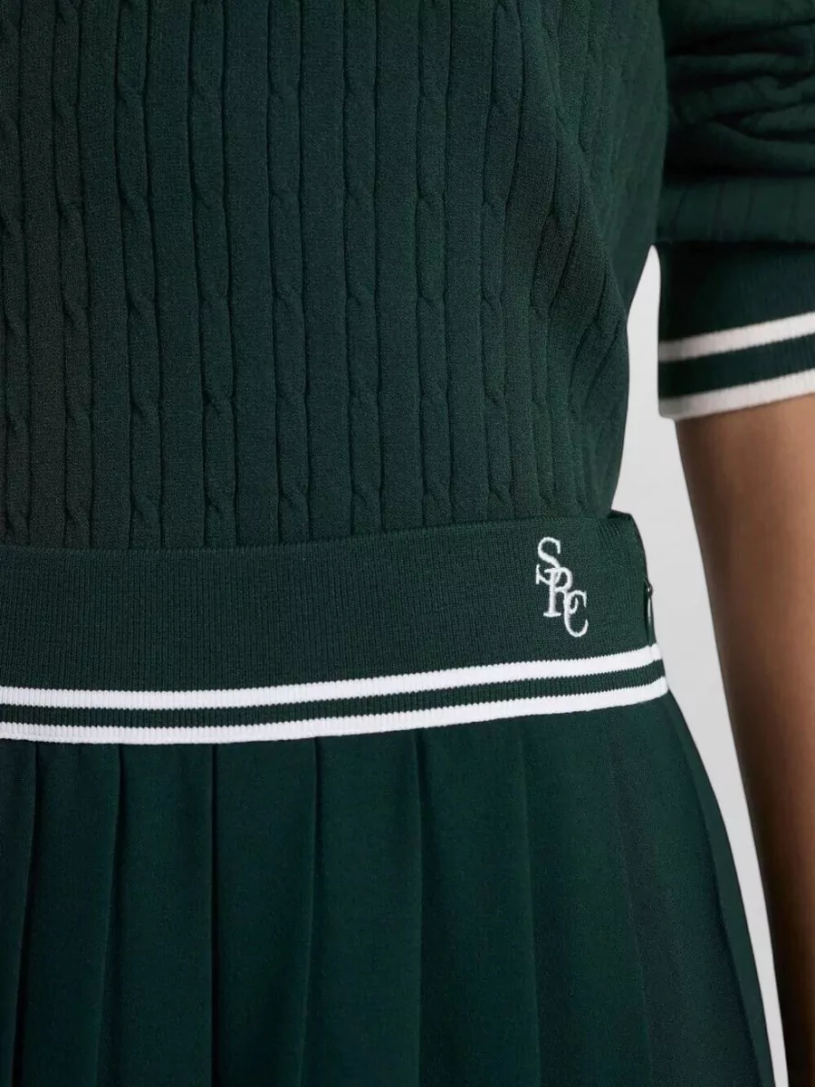 Sporty & Rich Pleated Skirt