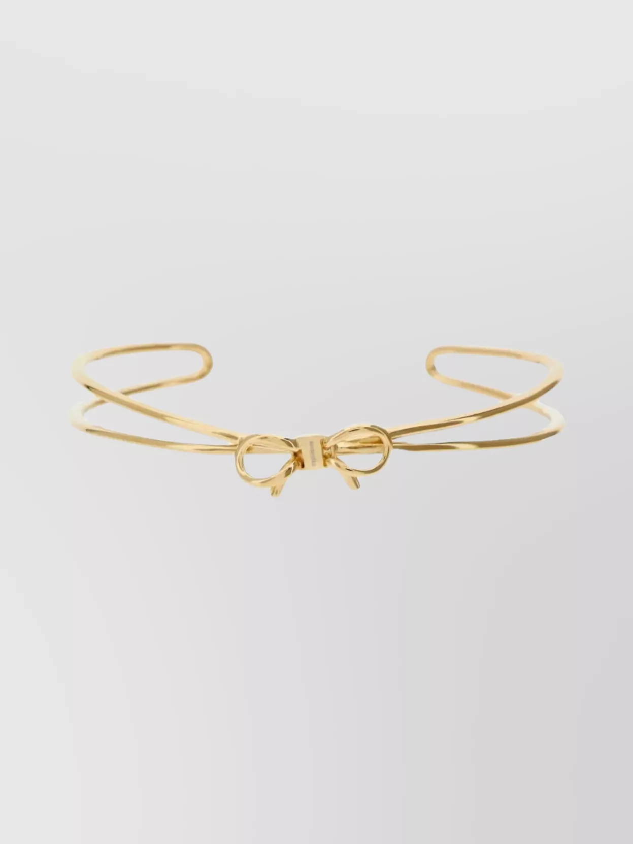 Ferragamo Bangle Bow Bracelet In Gold