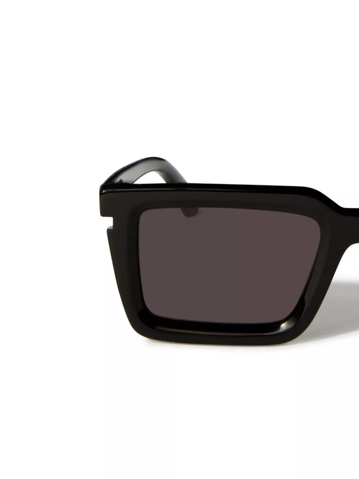 Off-white Tucson Square Frame Sunglasses With Uv Protection