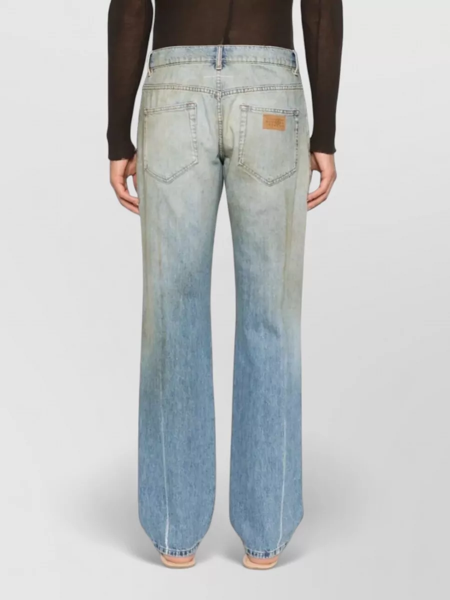 Mm6 Maison Margiela Denim Straight-Leg Jeans