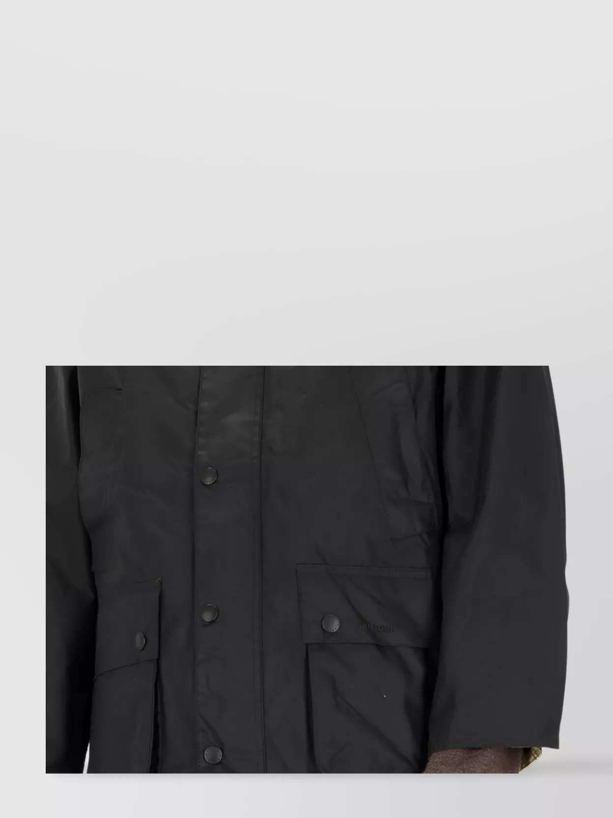 Barbour Waxed Jacket Corduroy Collar