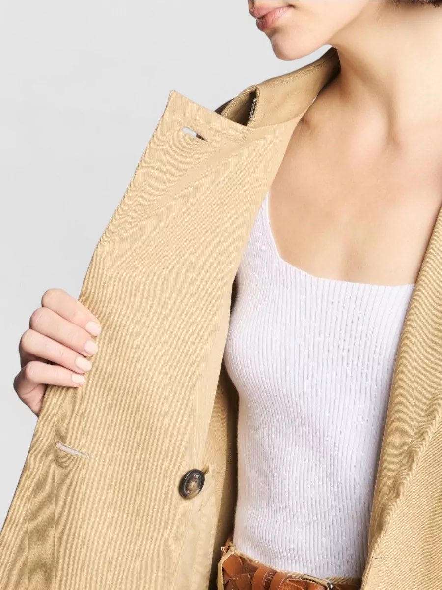 Fay Jacket Epaulettes Buttoned Cuffs Flap Pockets Vent