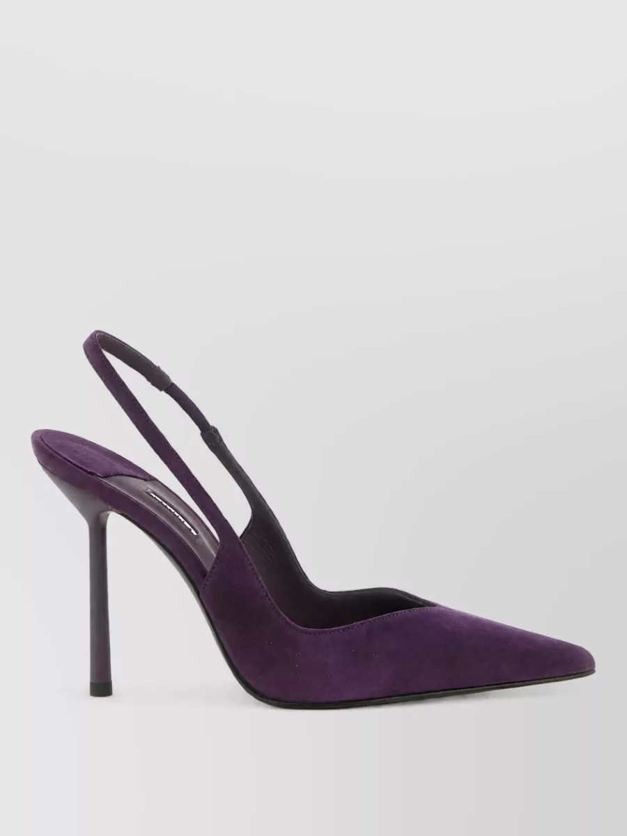 Le Silla Leather Slingback Mules