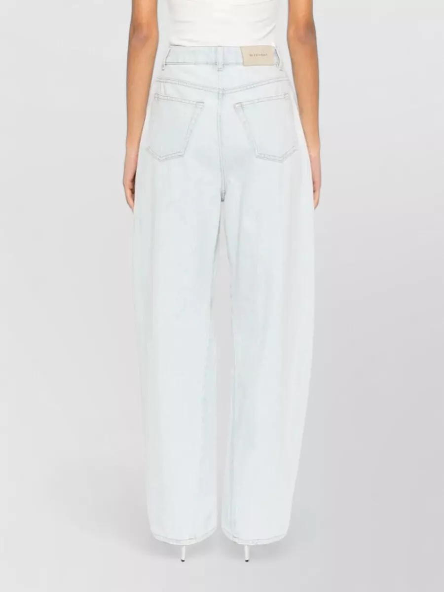 Givenchy Cocoon Denim Trousers Wide Leg Cut
