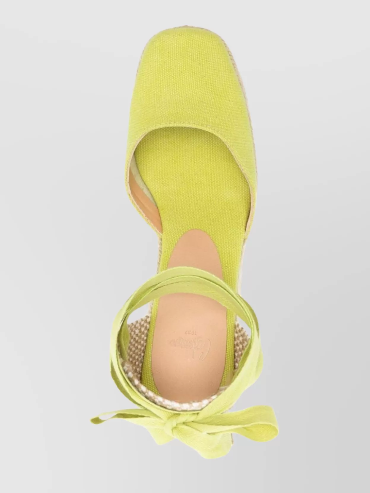 Shop Castaã±er Braided Detail Raffia Wedge Espadrilles