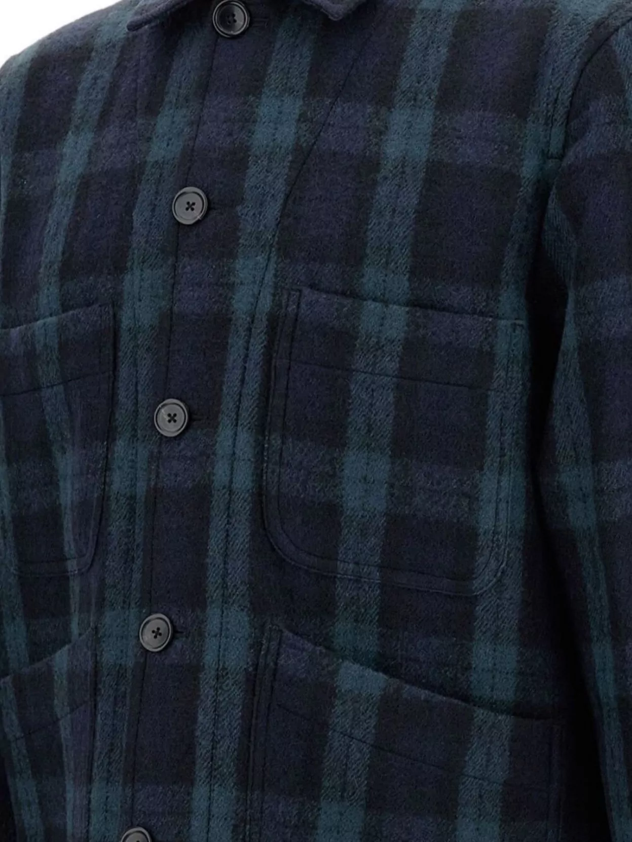 Paul Smith Checked Blazer With Button Front And Pockets