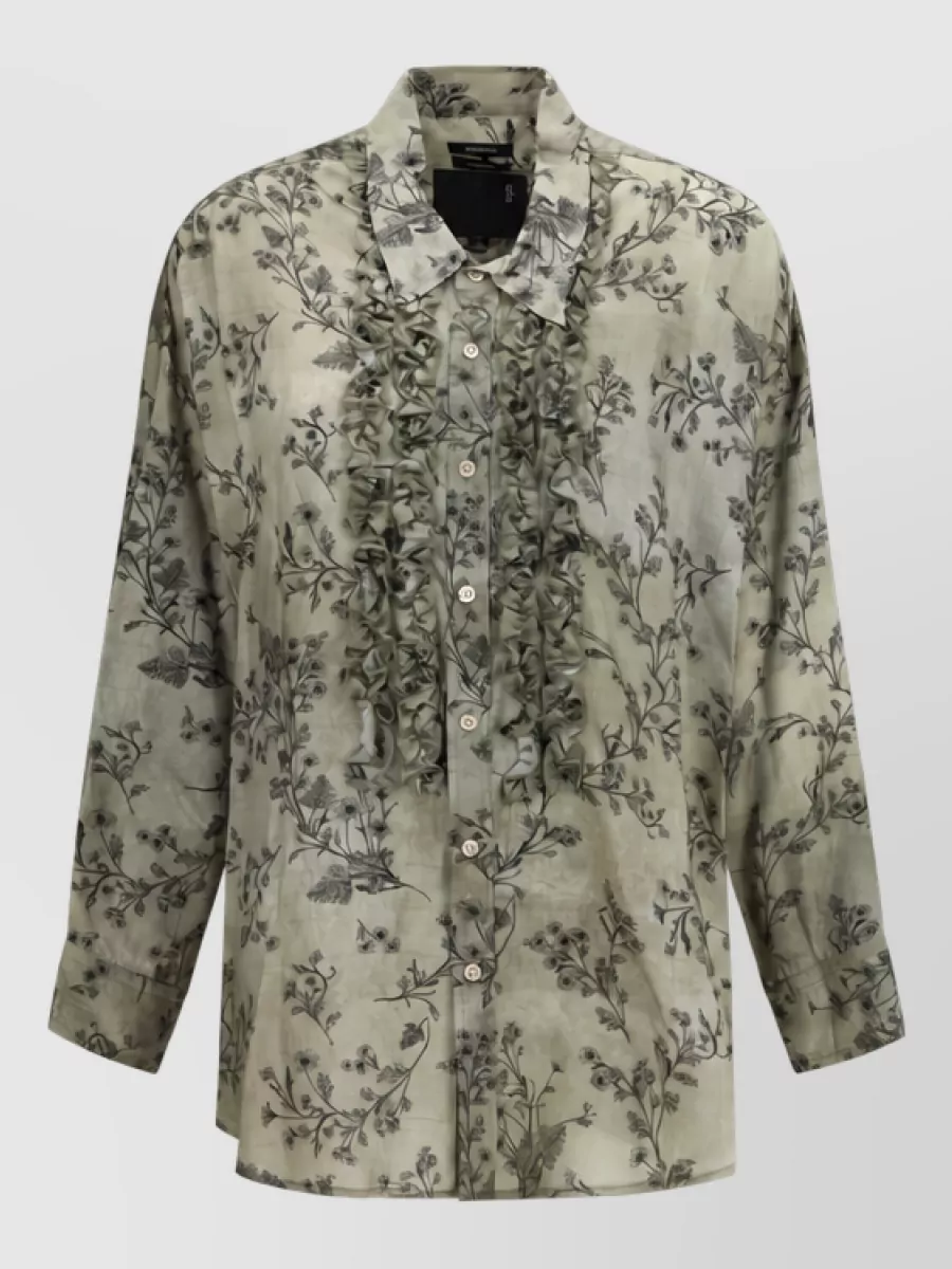R13 Bicolor Viscose Shirt