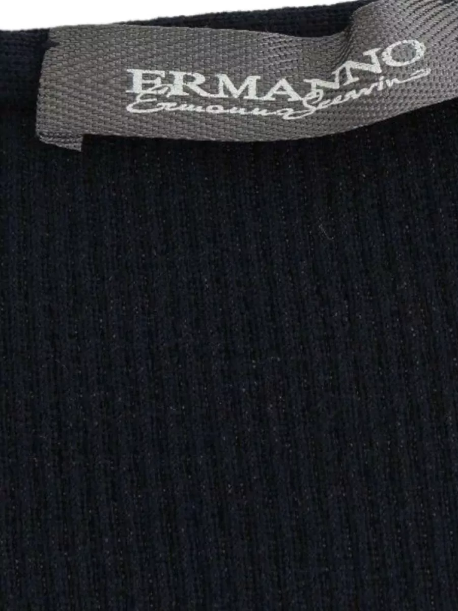 Ermanno Scervino Wool Square Neck Long Sleeve Sweater