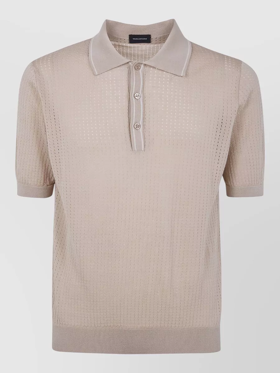 Tagliatore cotton polo shirt