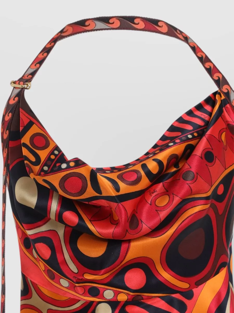 Pucci Silk-Blend Printed Halterneck Sleeveless Maxi Dress