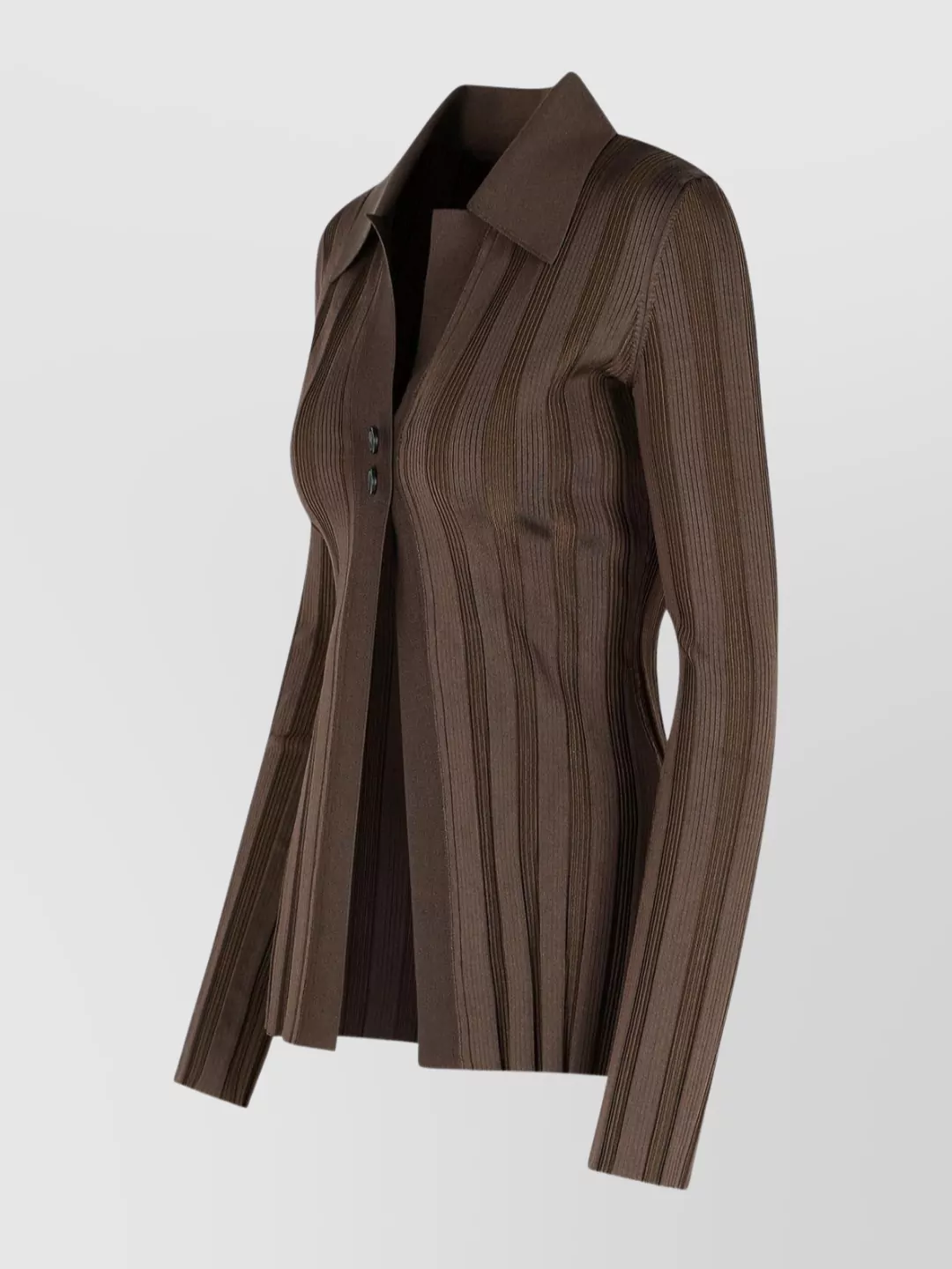 Sportmax Striped Viscose Cardigan Long Sleeves