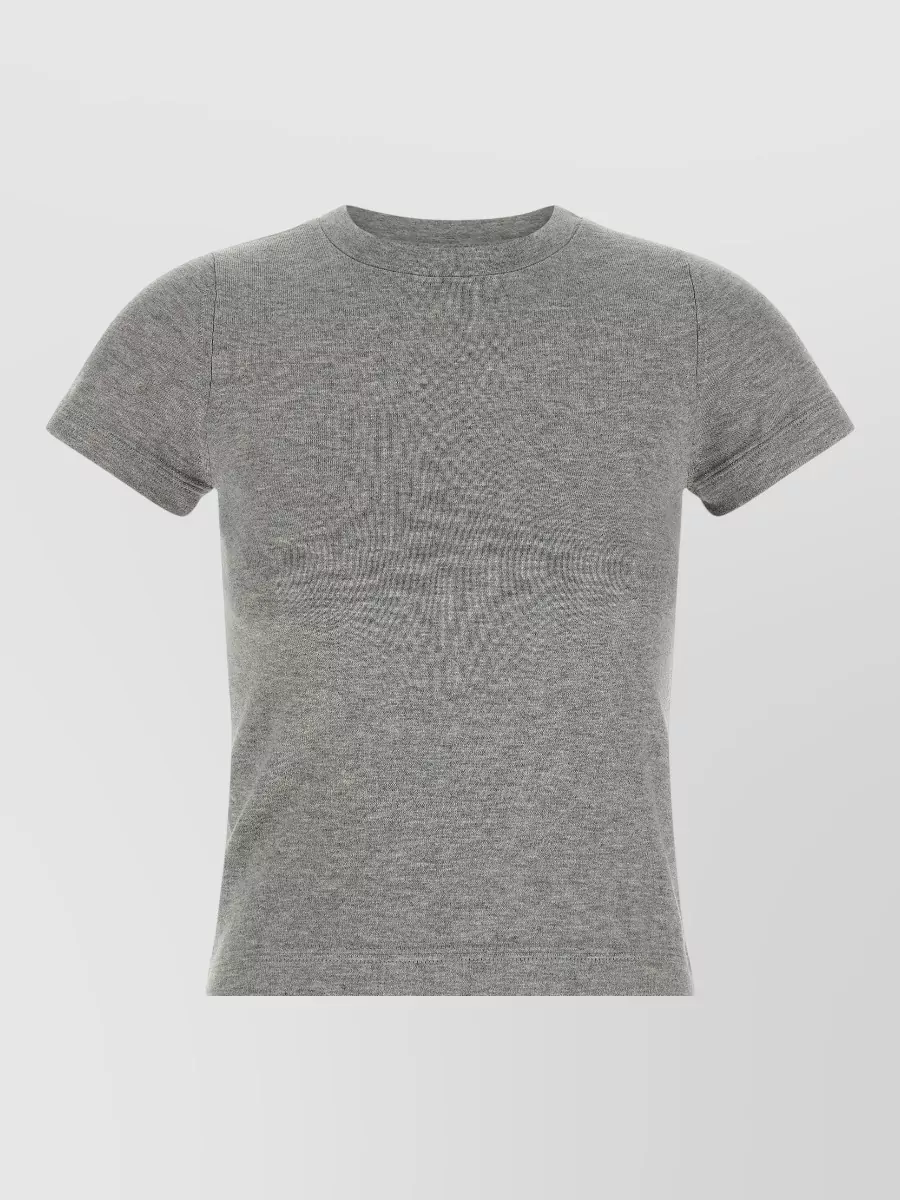 Extreme Cashmere cashmere blend ribbed crew neck short-sleeve t-shirt
