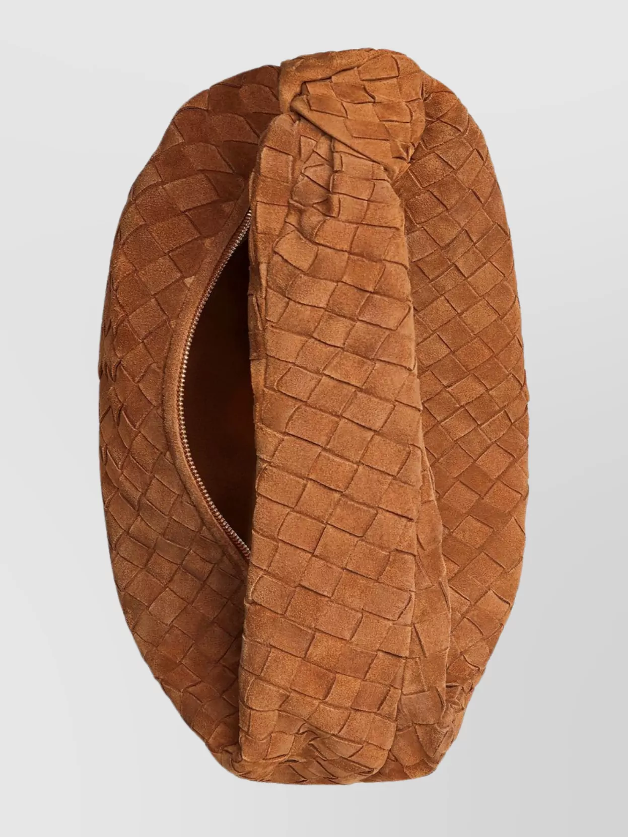 Bottega Veneta Suede Shoulder Bag Knotted Handle