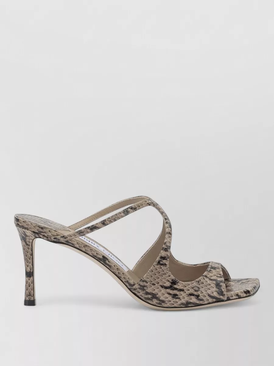 Jimmy Choo Leather Heeled Mules