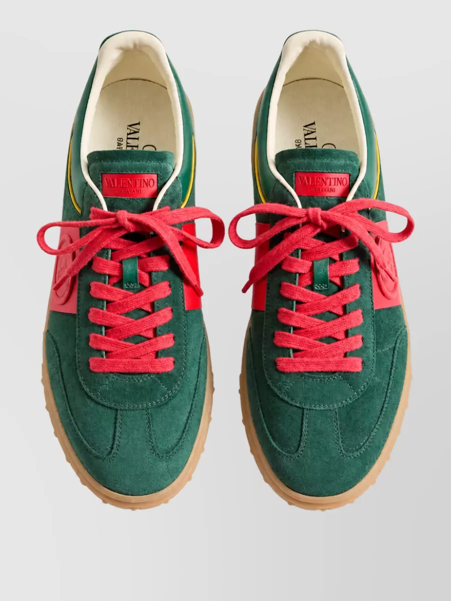 Valentino Leather Low-Top Sneakers