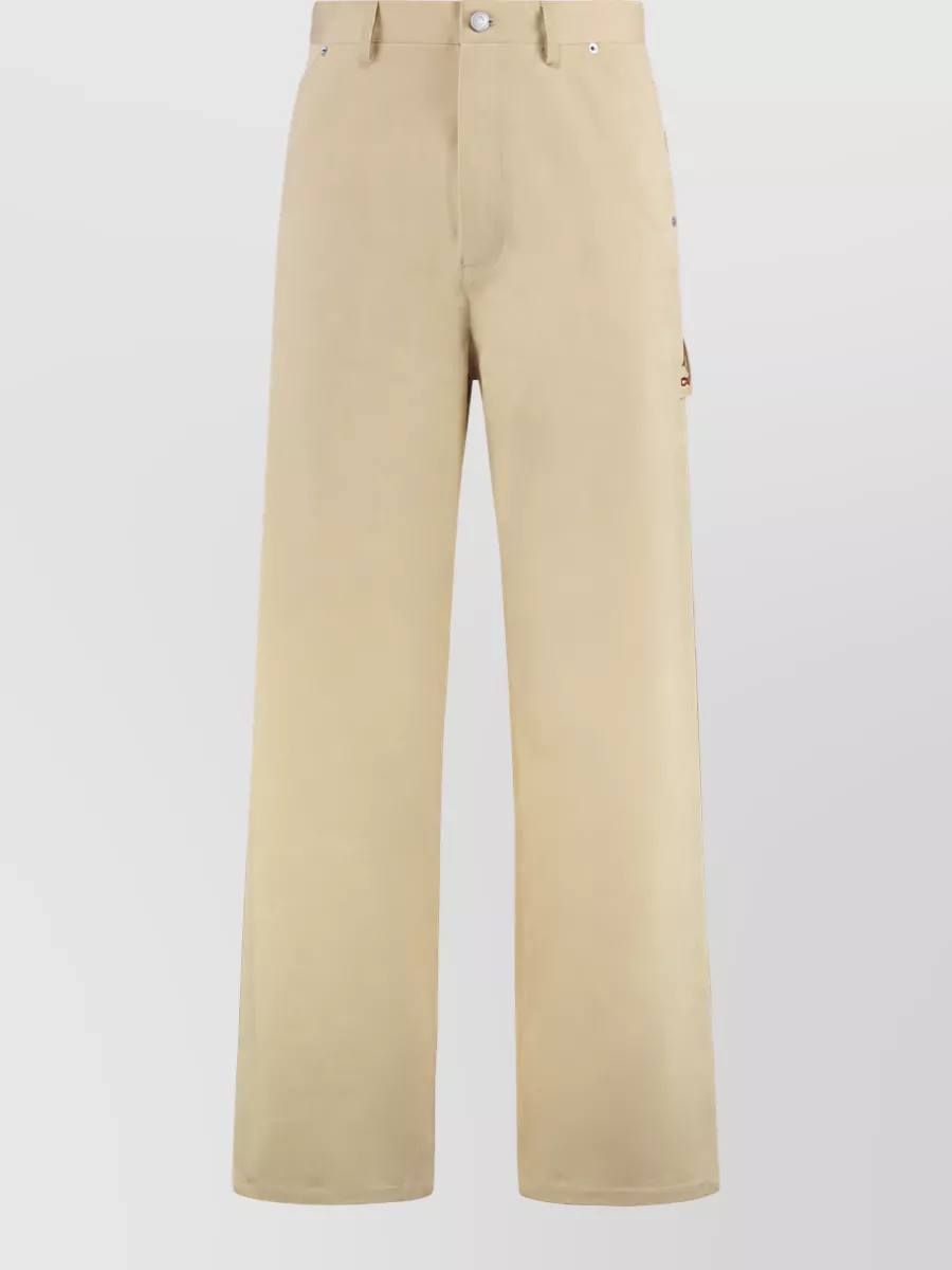Drôle De Monsieur cotton relaxed-fit trousers