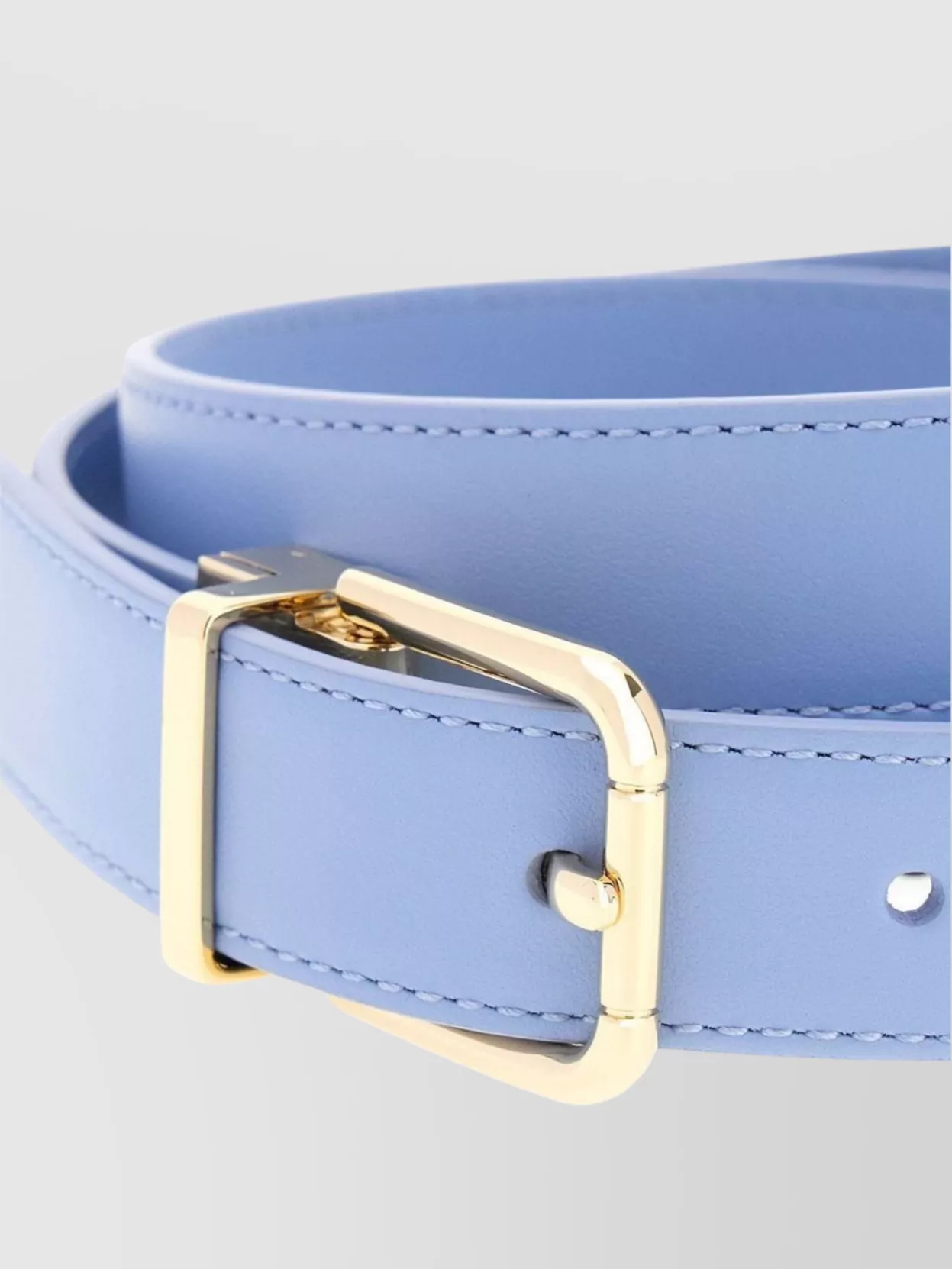 Dolce & Gabbana Light Blue Leather Belt
