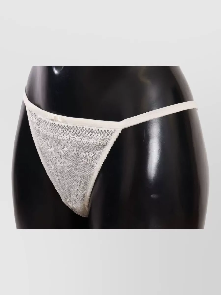 Dolce&Gabbana Silk Lace Thong