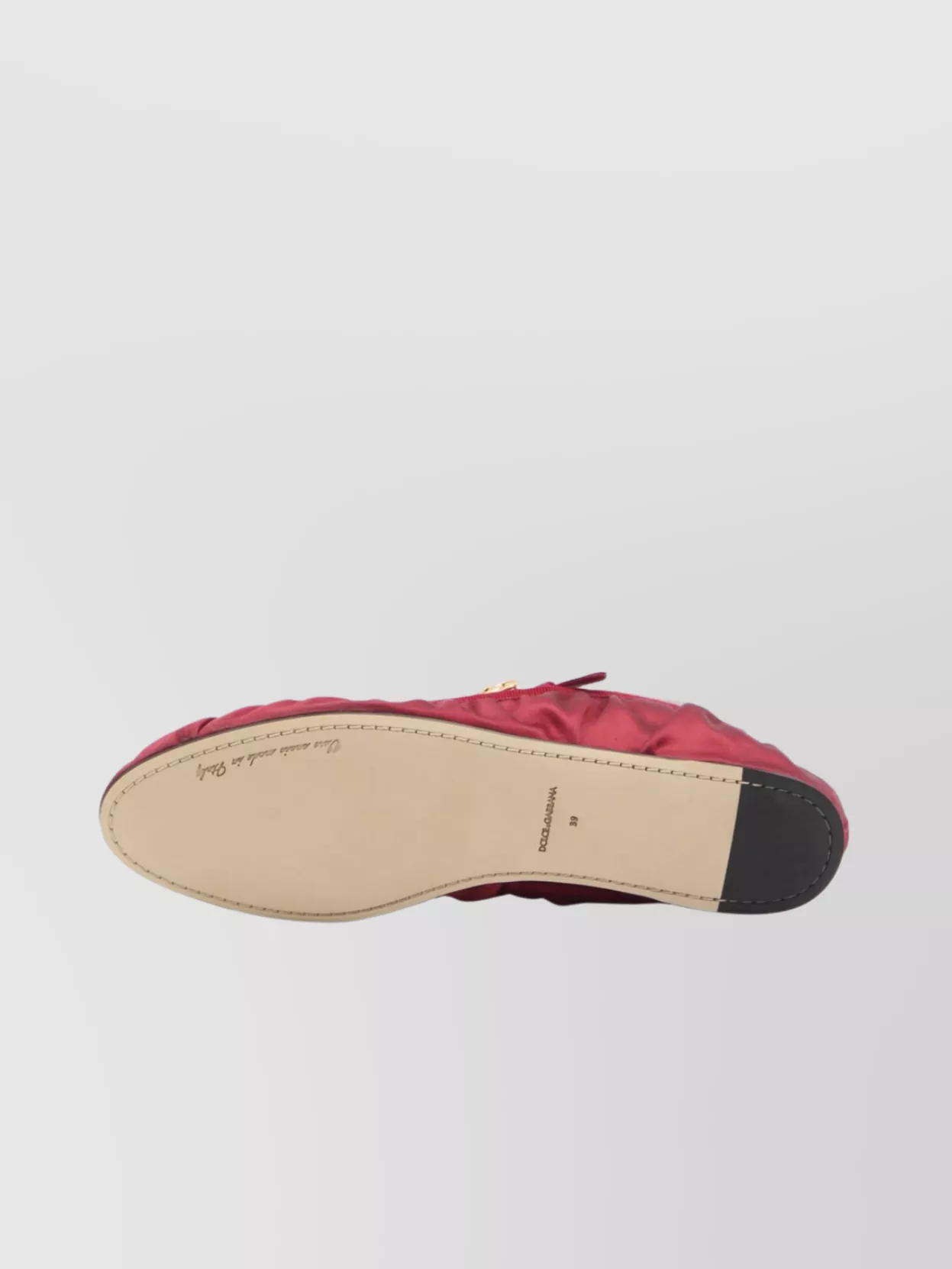 Dolce&Gabbana Ballerinas Satin Leather Sole