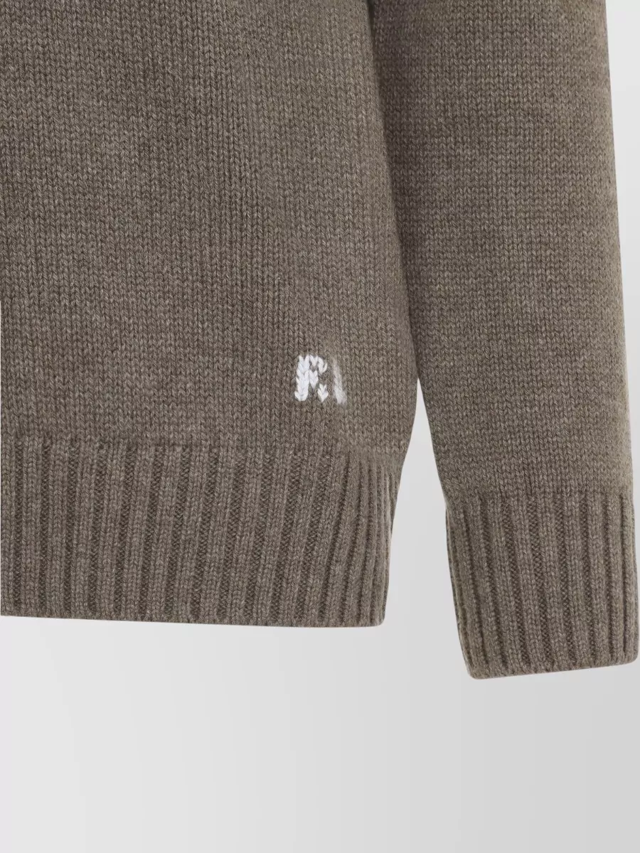 Ralph Lauren Collection Embellished Cashmere Crew-Neck Sweater