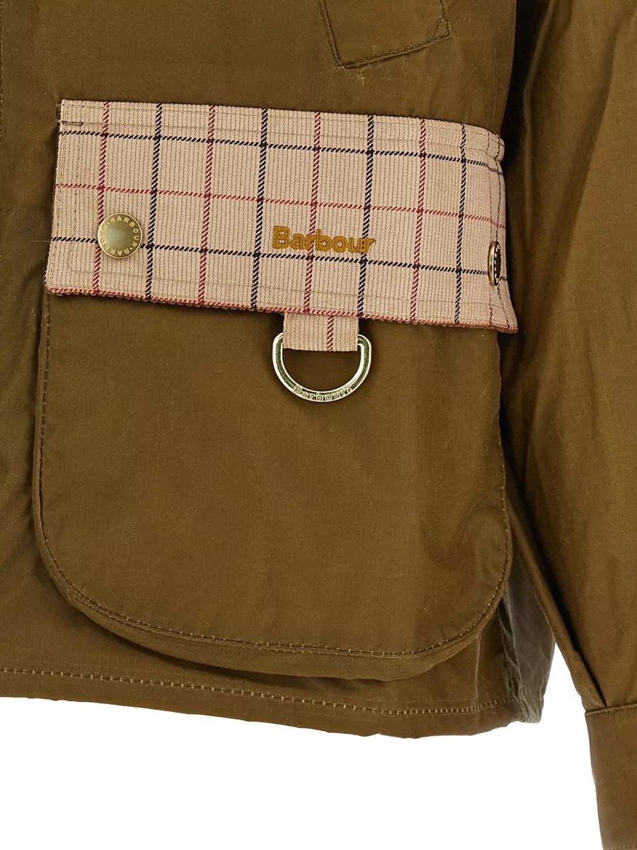 Barbour Waxed Cotton Bomber Jacket