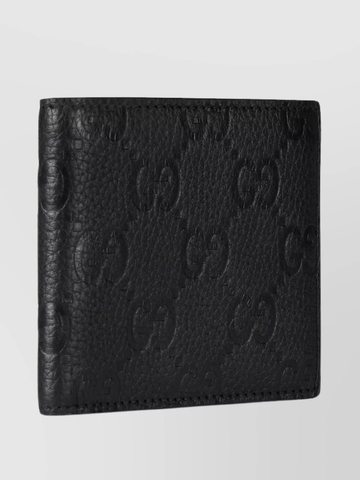 Gucci Imprint Textured Leather Bi-Fold Wallet