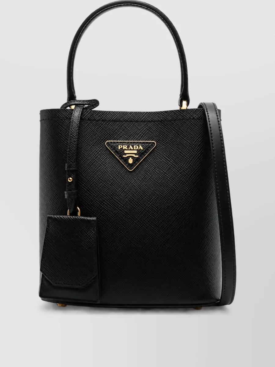 Prada bucket small leather mini bag