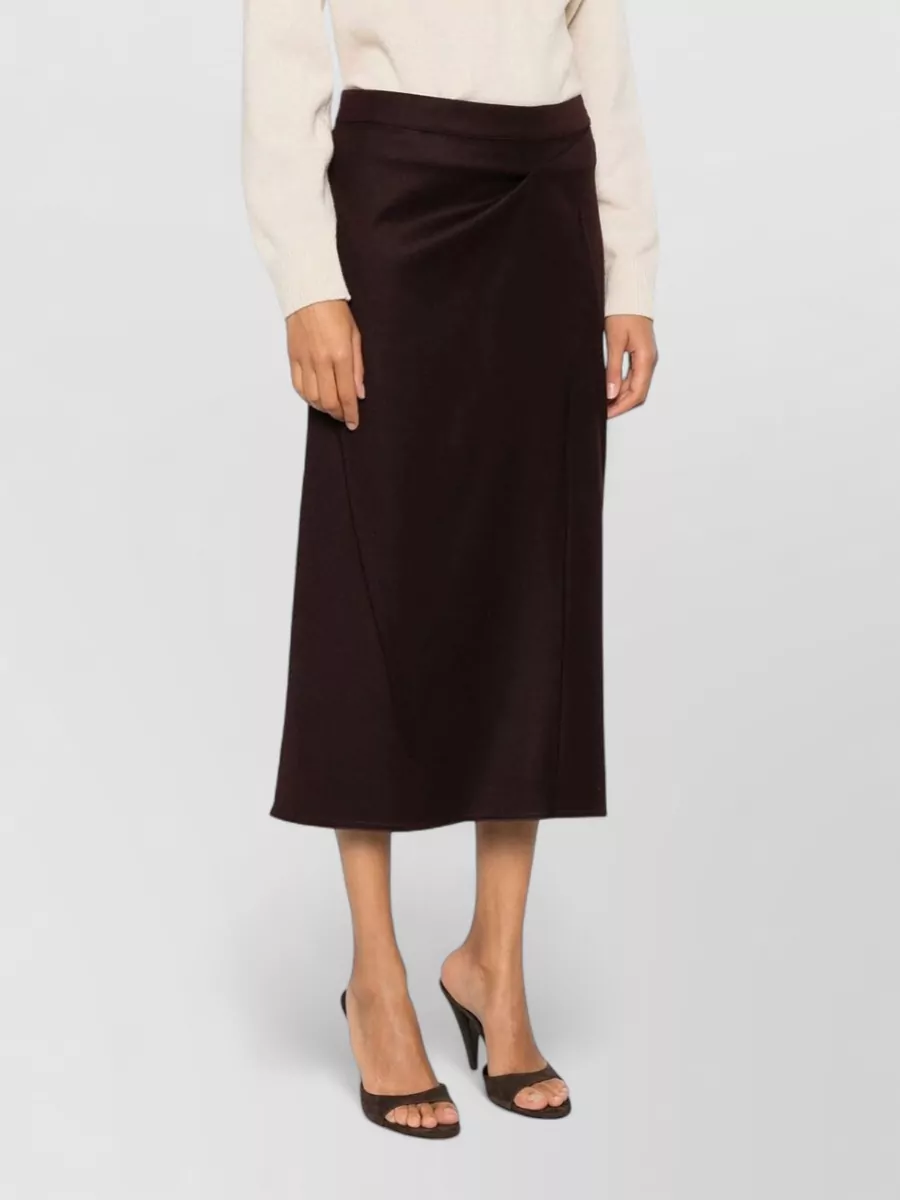 Victoria Beckham Wool Asymmetric Skirt