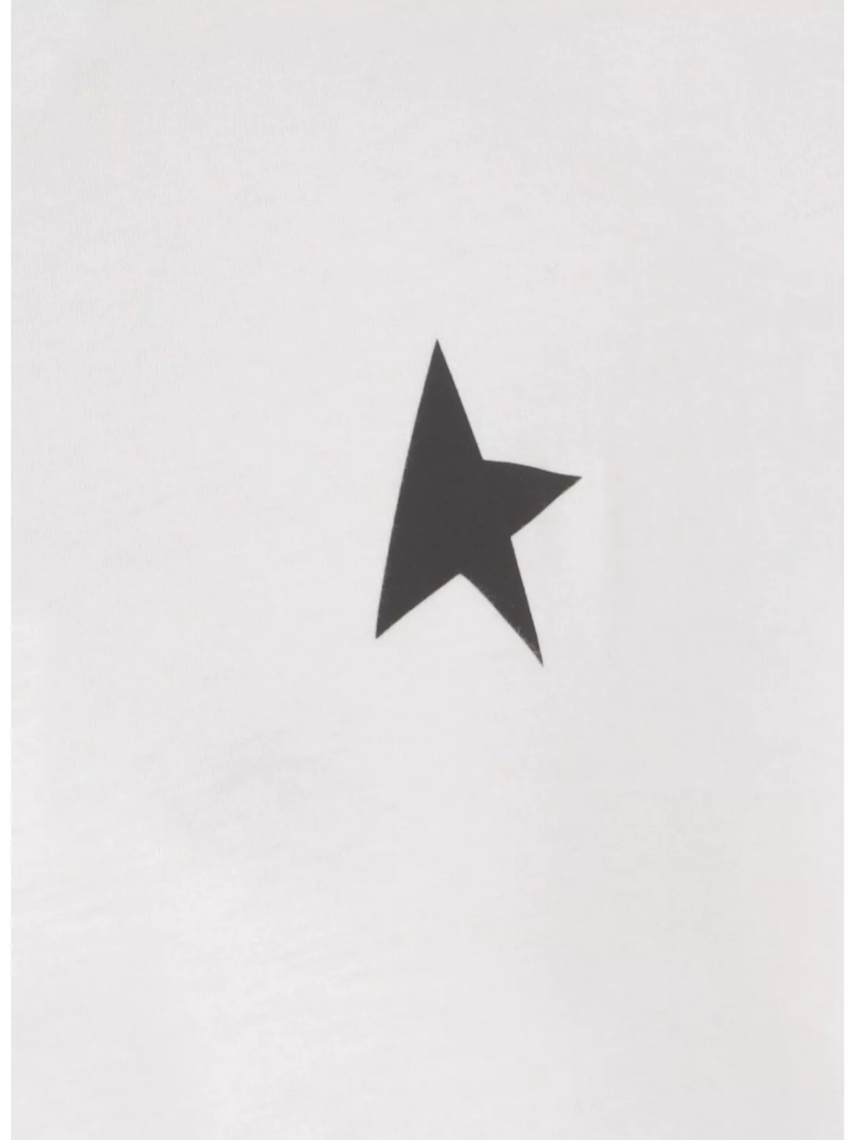 Golden Goose Iconic Star Logo Short Sleeve T-shirt In White