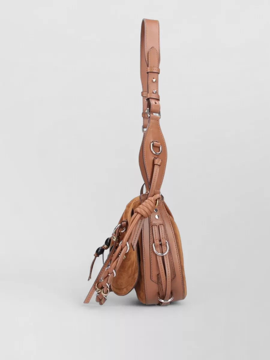 Isabel Marant Shoulder Bag Suede Texture Adjustable Strap