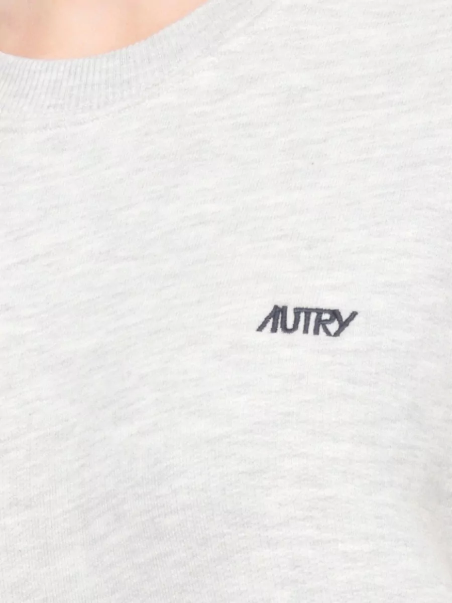 Autry Ribbed Trim Cotton Sweatshirt
