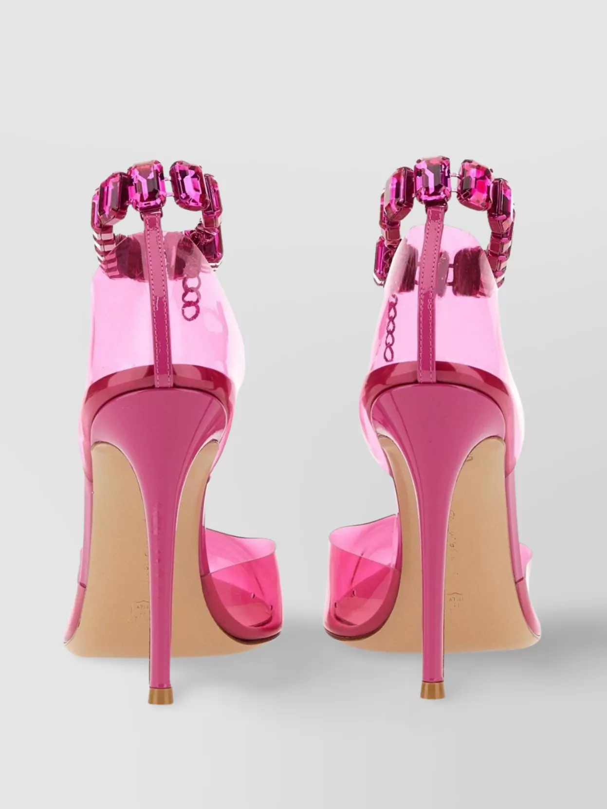 Gianvito Rossi Crystal Embellished Pointed Toe Sandals