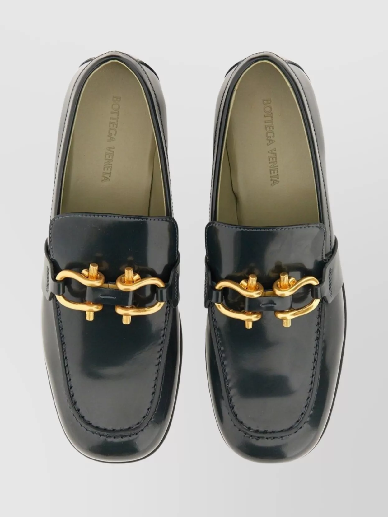 Bottega Veneta Monsieur Loafers Block Heel